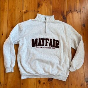 Mayfair Everyone’s Welcome Here quarter zip